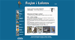 Desktop Screenshot of fugler-i-lofoten.no